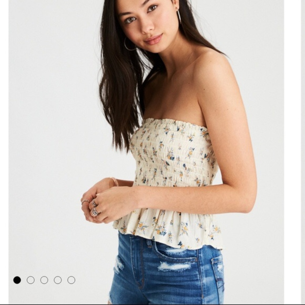 AE Smocked Tube Top